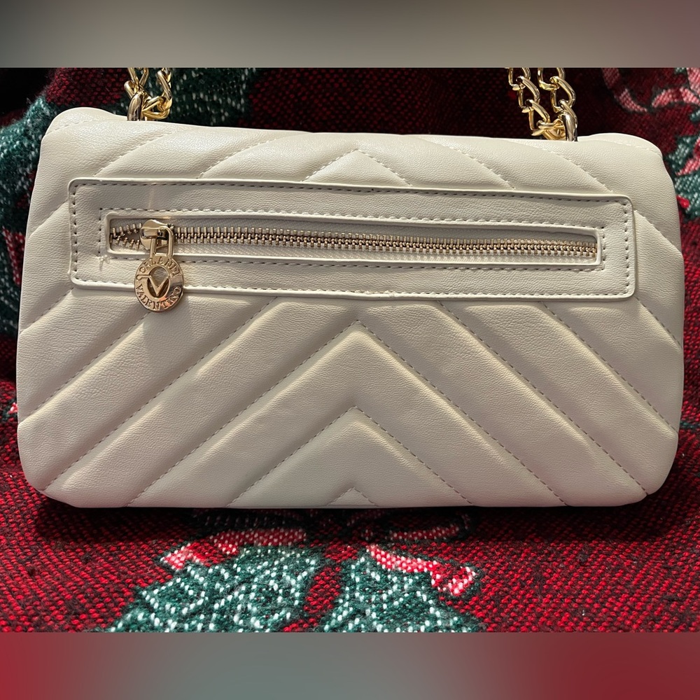 Valentino Orlandi White Quilted Shoulder Bag MSRP $ 279 - Picture 4 of 9